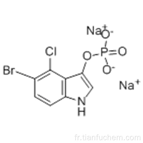 SEL DE DISODIUM CAS 518-BROMO-4-CHLORO-3-INDOLYLE CAS 102185-33-1